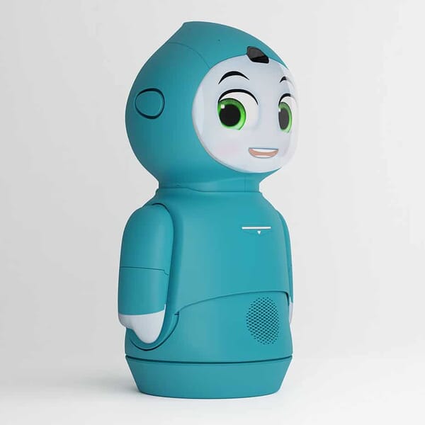 Computer-generated rendering of Moxie Robot produced for online marketing. Computer-generated rendering of Moxie Robot produced for online marketing.